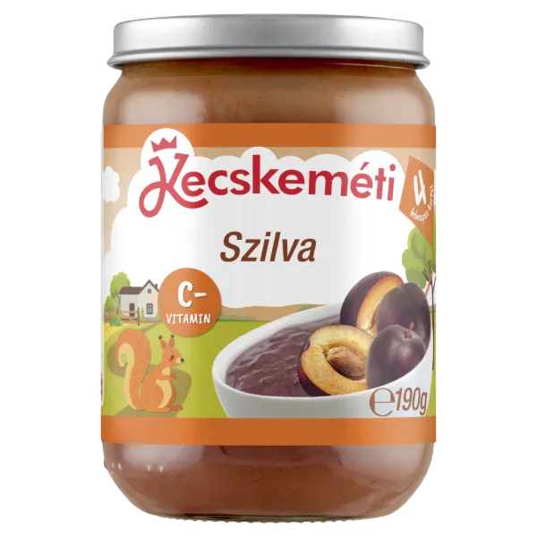 Kecskeméti szilva bébidesszert 4 hónapos kortól 190 g termékhez kapcsolódó kép