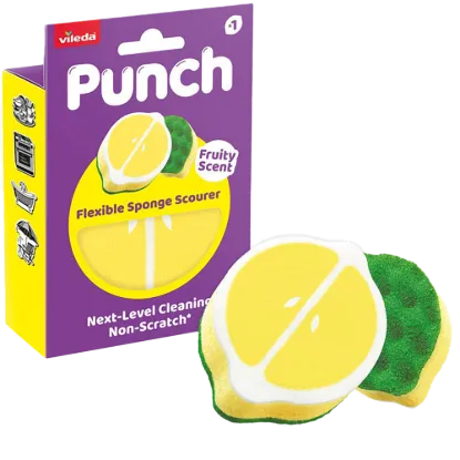 Vileda súrolószivacs 1db Punch Lemon, rugalmas termékhez kapcsolódó kép