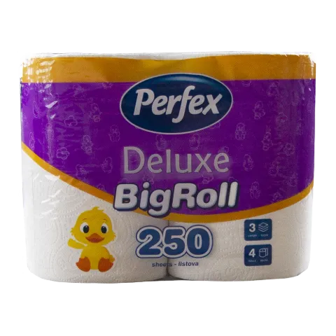 Boni Perfex DeLuxe 3 rétegű, 250 lap 4 tekercs Illatmentes termékhez kapcsolódó kép