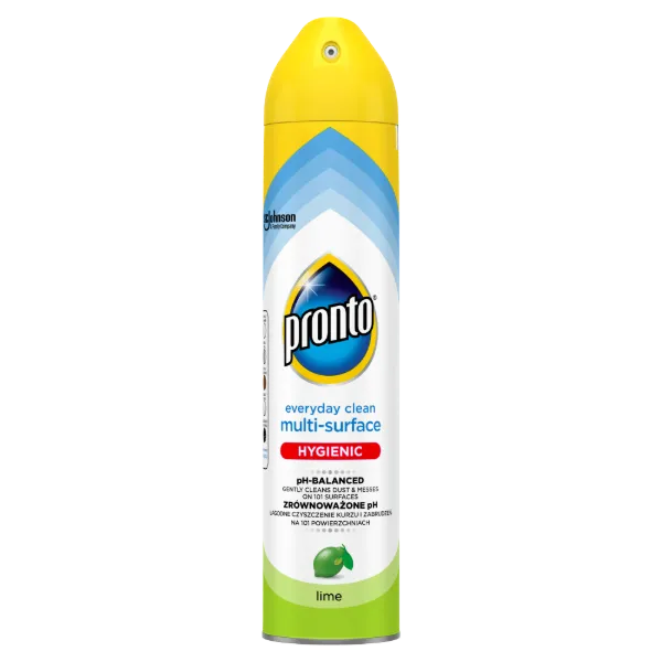 Pronto Everyday Clean Multi-Surface általános felülettisztító aeroszol 250ml Lime Label termékhez kapcsolódó kép