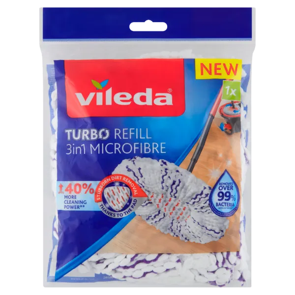 Vileda TURBO felmosó pótfej 3in1 termékhez kapcsolódó kép