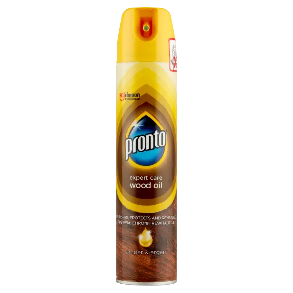 Pronto Expert Care Wood Oil bútorápoló aeroszol 250ml termékhez kapcsolódó kép