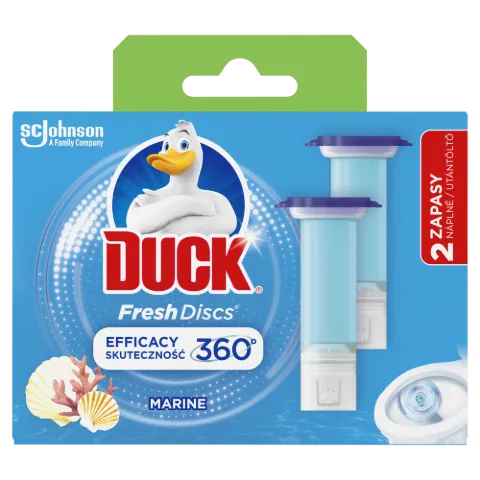 Duck Fresh Discs zselés WC-öblítő korong utántöltő 2x36ml Marine termékhez kapcsolódó kép