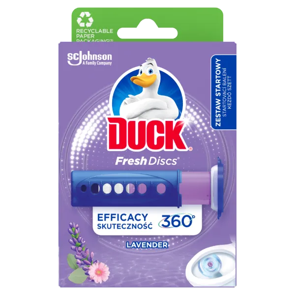 Duck Fresh Discs zselés WC-öblítő korong 36ml Levendula termékhez kapcsolódó kép