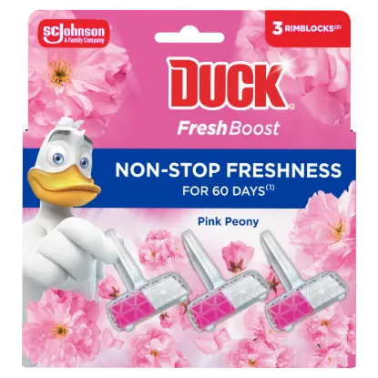 Duck Fresh Boost WC-öblítő rúd 3x16g Pink Peony termékhez kapcsolódó kép