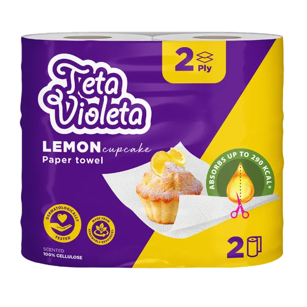 Violeta Maxi háztartási papírtörlő 2 rétegű 2 tekercs Citrom illat termékhez kapcsolódó kép