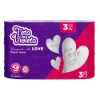 Violeta háztartási papírtörlő LOVE 3 réteg 3 tekercs termékhez kapcsolódó kép