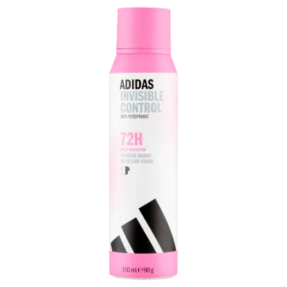Adidas női deo spray 150ml Invisible Control izzadásgátló termékhez kapcsolódó kép
