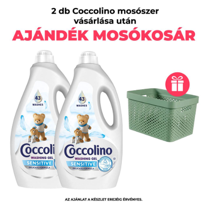 Coccolino Sensitive mosógél 43 mosás 1,72 l termékhez kapcsolódó kép