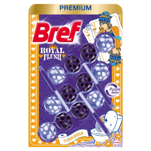 Bref Color Active WC frissítő 3 x 50 g Clean Queen termékhez kapcsolódó kép