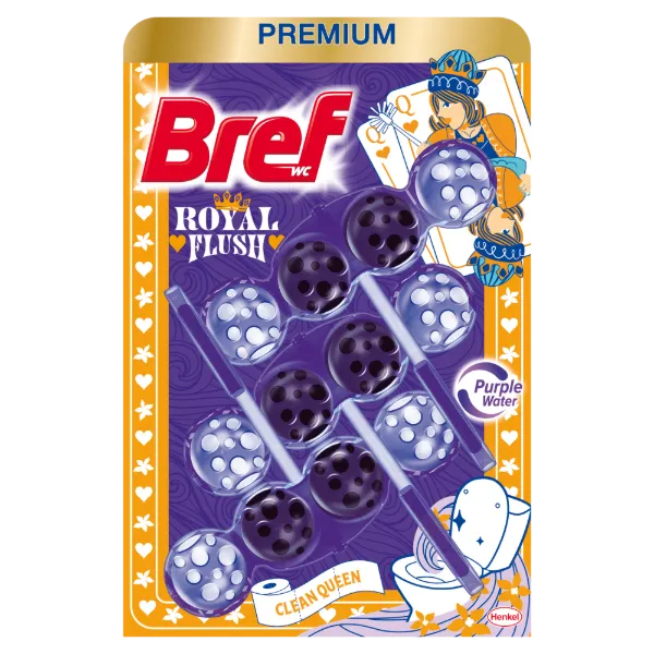 Bref Color Active WC frissítő 3 x 50 g Clean Queen termékhez kapcsolódó kép