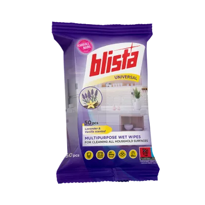 BLISTA nedves törlőkendő UNIVERZÁLIS 50/1 - alma illat termékhez kapcsolódó kép