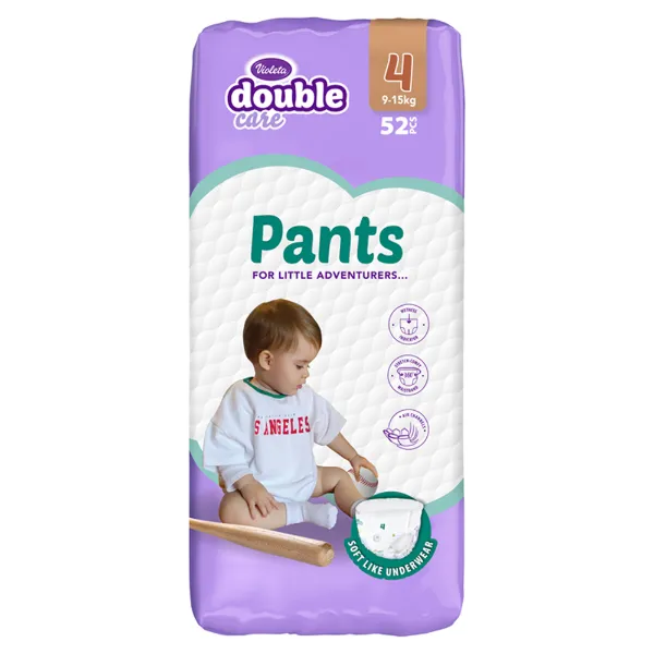 Violeta Double Care Pants bugyipelenka 4-es méret (9-15 kg) 52db (4/#) termékhez kapcsolódó kép