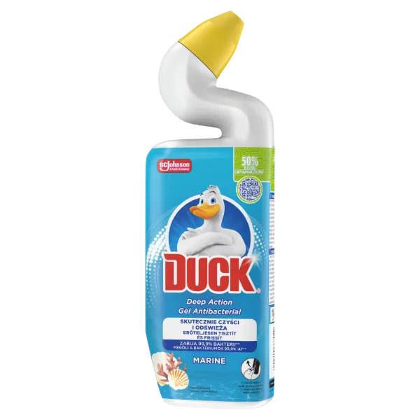 Duck Deep Action Gel WC-tisztító fertőtlenítő gél Marine illattal 750ml termékhez kapcsolódó kép