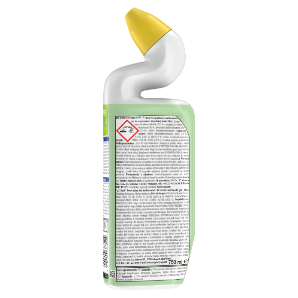 Duck Deep Action Gel WC-tisztító fertőtlenítő gél Menta illattal 750ml termékhez kapcsolódó kép