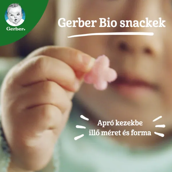 Gerber bio gabonasnack banán-málna 7g termékhez kapcsolódó kép