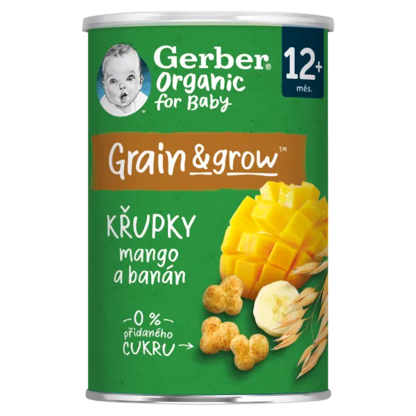 GERBER BIO GABONASNACK MANGO-BANA. 35 g termékhez kapcsolódó kép