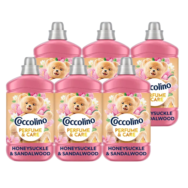 Coccolino Perfume & Care Honeysuckle & Sandalwood öblítőkoncentrátum 70 mosás 1610 ml termékhez kapcsolódó kép