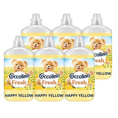 Coccolino Fresh Happy Yellow öblítőkoncentrátum 74 mosás 1702 ml termékhez kapcsolódó kép