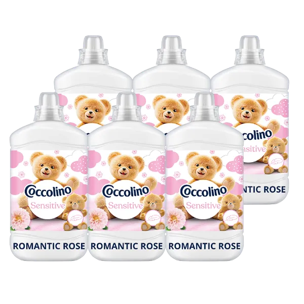 Coccolino Sensitive Romantic Rose öblítőkoncentrátum 74 mosás 1702 ml termékhez kapcsolódó kép
