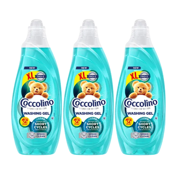 Coccolino Speed Clean mosógél gyors mosáshoz 54 mosás 2160 ml termékhez kapcsolódó kép