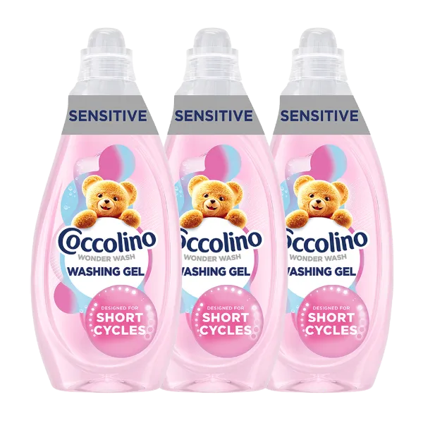 Coccolino Sensitive mosógél gyors mosáshoz 37 mosás 1480 ml termékhez kapcsolódó kép