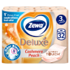 Zewa Deluxe Cashmere Peach toalettpapír 3 rétegű 32 tekercs termékhez kapcsolódó kép
