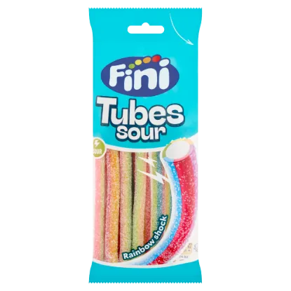 FINI TUBES SOUR GUMICUKOR RAINBOW SH. 80 g termékhez kapcsolódó kép