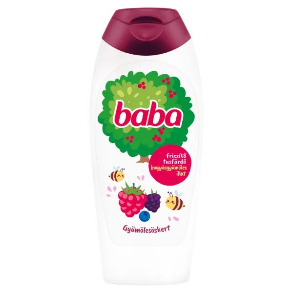 Baba tusfürdő 400ml Gyümölcsöskert bogyósgyümölcs illat termékhez kapcsolódó kép
