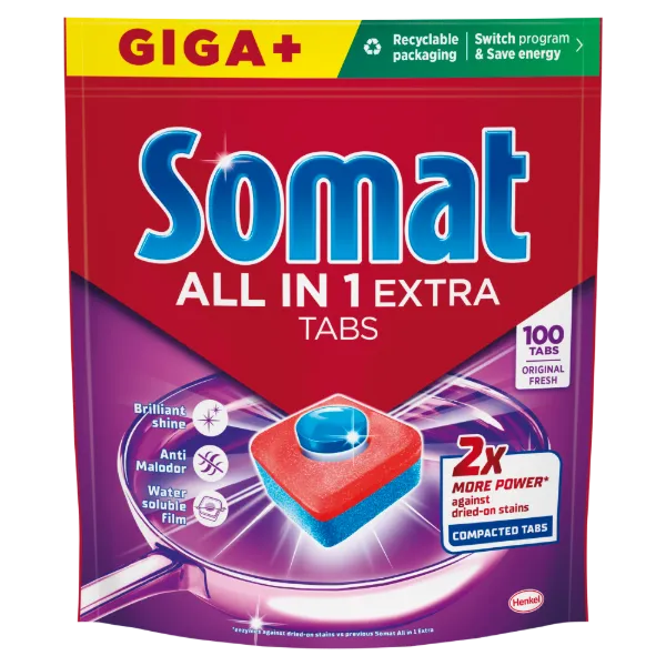 Somat All in One Extra 100 Tabs 100 db termékhez kapcsolódó kép