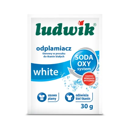 LUDWIK folteltávolító por, tasakos 30g - fehér ruhákhoz (18/#) termékhez kapcsolódó kép