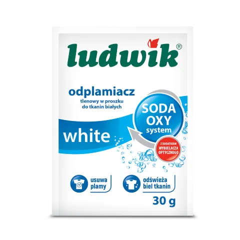 LUDWIK folteltávolító por, tasakos 30g - fehér ruhákhoz (18/#) termékhez kapcsolódó kép