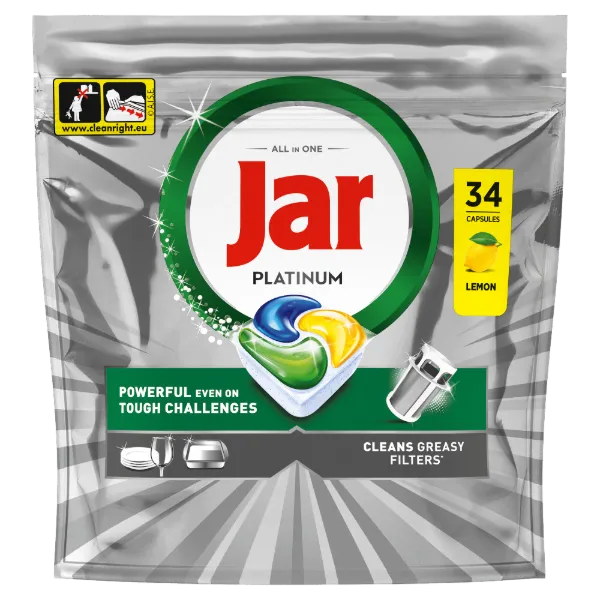 Jar Platinum Mosogatókapszula, Lemon, , 34 Mosogatókapszula termékhez kapcsolódó kép