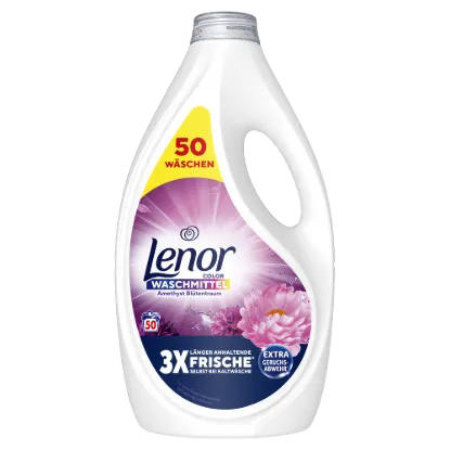 Lenor folyékony mossószer 50 mosás 2,25l Amethyst Flower Color termékhez kapcsolódó kép