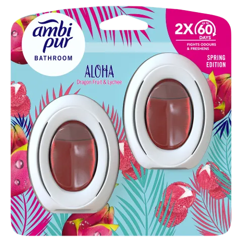 AmbiPur Bathroom fürdőszobai illatosító 2x8ml Aloha termékhez kapcsolódó kép