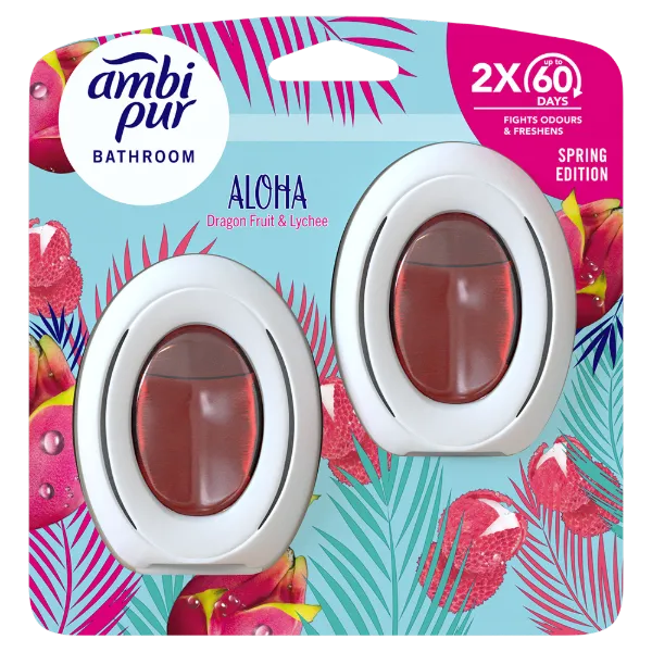 AmbiPur Bathroom fürdőszobai illatosító 2x8ml Aloha termékhez kapcsolódó kép