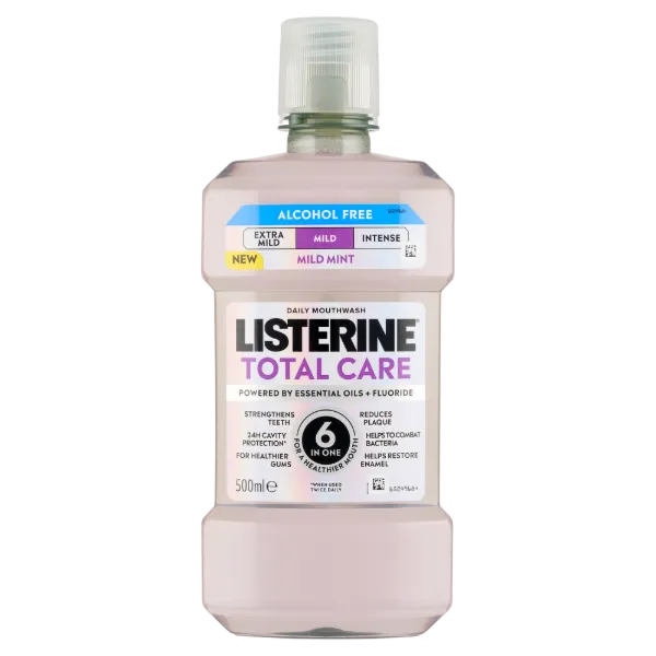 LISTERINE® Total Care Mild szájvíz (alkoholmentes) 500ml termékhez kapcsolódó kép
