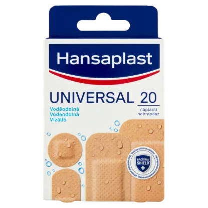 Hansaplast Universal vízálló sebtapasz kisebb sebek, horzsolások és vágások lefedésére 20 db termékhez kapcsolódó kép