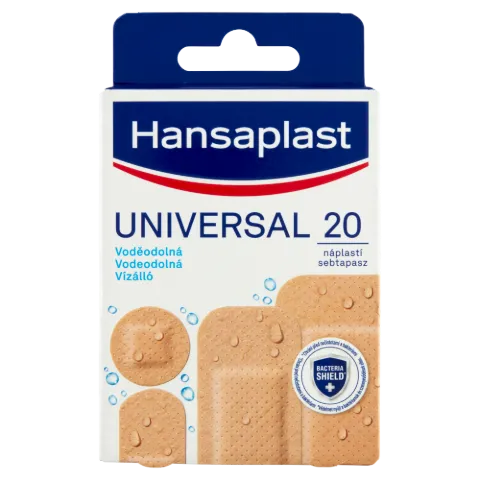 Hansaplast Universal vízálló sebtapasz kisebb sebek, horzsolások és vágások lefedésére 20 db termékhez kapcsolódó kép