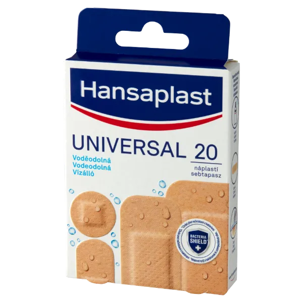 Hansaplast Universal vízálló sebtapasz kisebb sebek, horzsolások és vágások lefedésére 20 db termékhez kapcsolódó kép