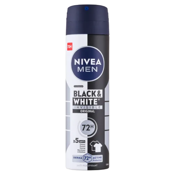 NIVEA MEN Black & White Invisible Original izzadásgátló 150 ml termékhez kapcsolódó kép