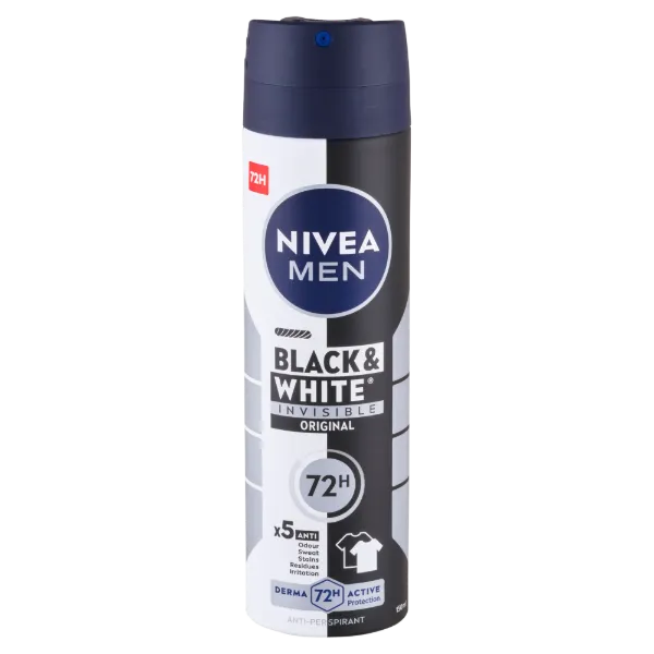 NIVEA MEN Black & White Invisible Original izzadásgátló 150 ml termékhez kapcsolódó kép