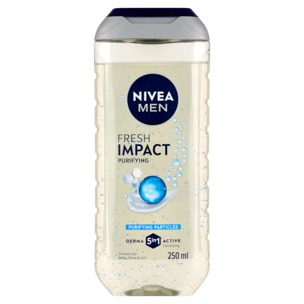 NIVEA MEN Pure Impact 3 az 1-ben tusfürdő testre, arcra, hajra 250 ml termékhez kapcsolódó kép