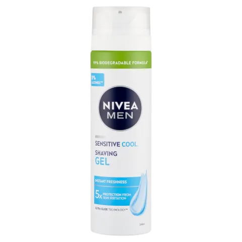 NIVEA MEN Sensitive Cool borotvagél 200 ml termékhez kapcsolódó kép
