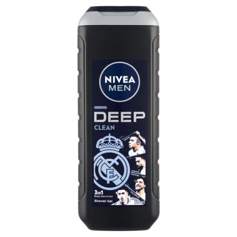 Nivea Men Tusfürdő 500 ml Deep Clean Real Madrid limitált kiadás termékhez kapcsolódó kép