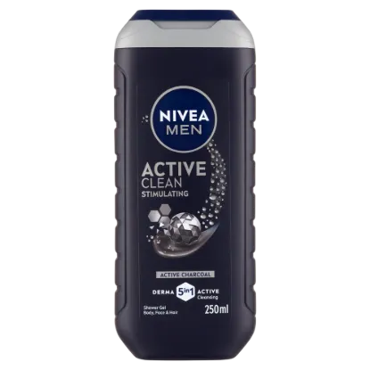 NIVEA MEN Active Clean 3 az 1-ben tusfürdő testre, arcra, hajra 250 ml termékhez kapcsolódó kép