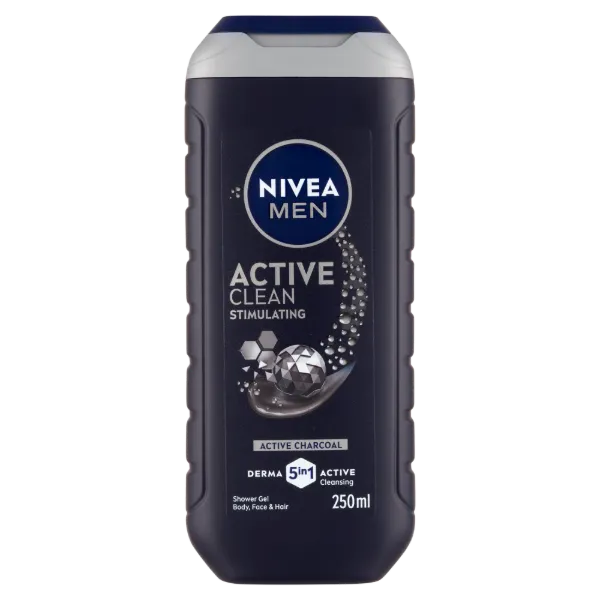 NIVEA MEN Active Clean 3 az 1-ben tusfürdő testre, arcra, hajra 250 ml termékhez kapcsolódó kép