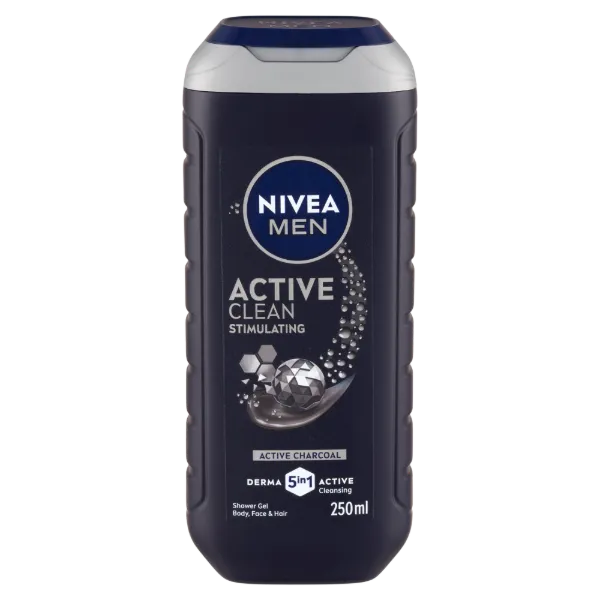 NIVEA MEN Active Clean 3 az 1-ben tusfürdő testre, arcra, hajra 250 ml termékhez kapcsolódó kép