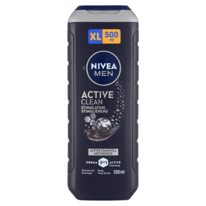 NIVEA MEN Active Clean tusfürdő 500 ml termékhez kapcsolódó kép