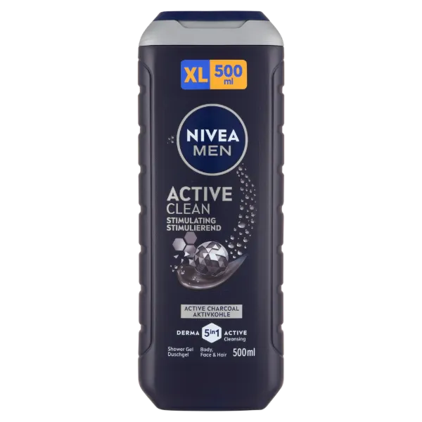 NIVEA MEN Active Clean tusfürdő 500 ml termékhez kapcsolódó kép